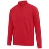 Levelwear Men's Flame Red Calibre Recycled Quarter Zip