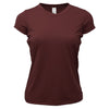 BAW Women's Maroon Xtreme Tek T-Shirt