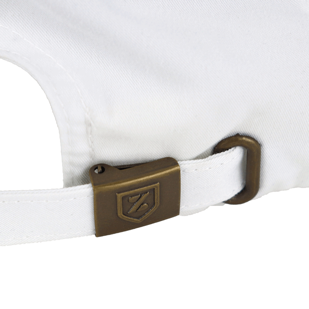 Zusa White Staycationer Dad Cap