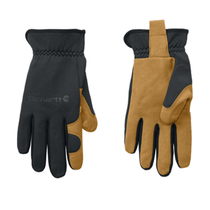 Carhartt Black Barley High Dexterity Open Cuff Glove