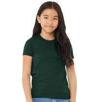 Bella + Canvas Youth Forest Jersey Short-Sleeve T-Shirt