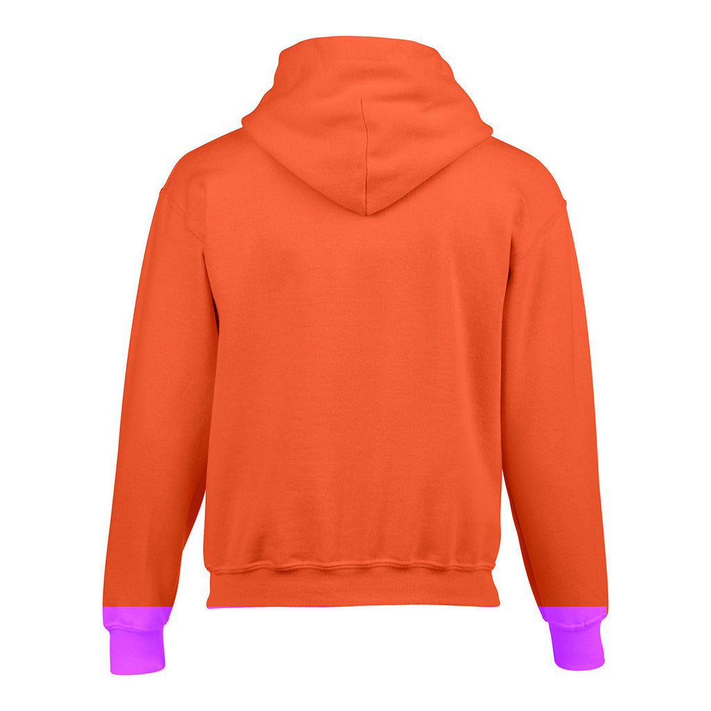 Gildan Youth Orange Heavy Blend Hooded Sweatshirt