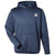 HUK Men's Naval Academy Heather Performance Hooded Fleece Pullover