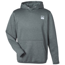 HUK Men's Volcanic Ash Heather Performance Hooded Fleece Pullover