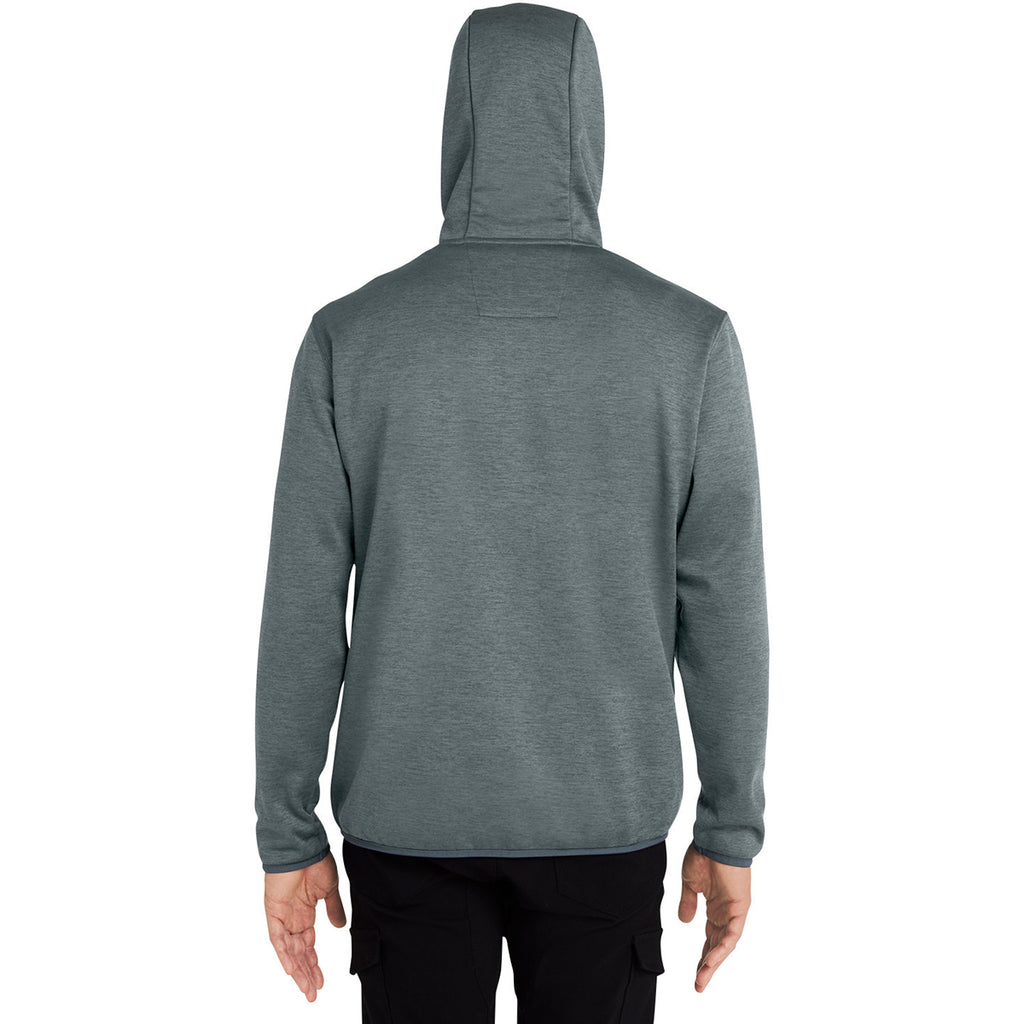 HUK Men's Volcanic Ash Heather Performance Hooded Fleece Pullover