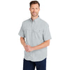 HUK Men's Harbor Mist Tide Point Short Sleeve Shirt