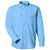 HUK Men's Marolina Blue Creekbed Long Sleeve Shirt