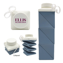 Hit Slate Blue 24 Oz. H2fOld Collapsible Bottle