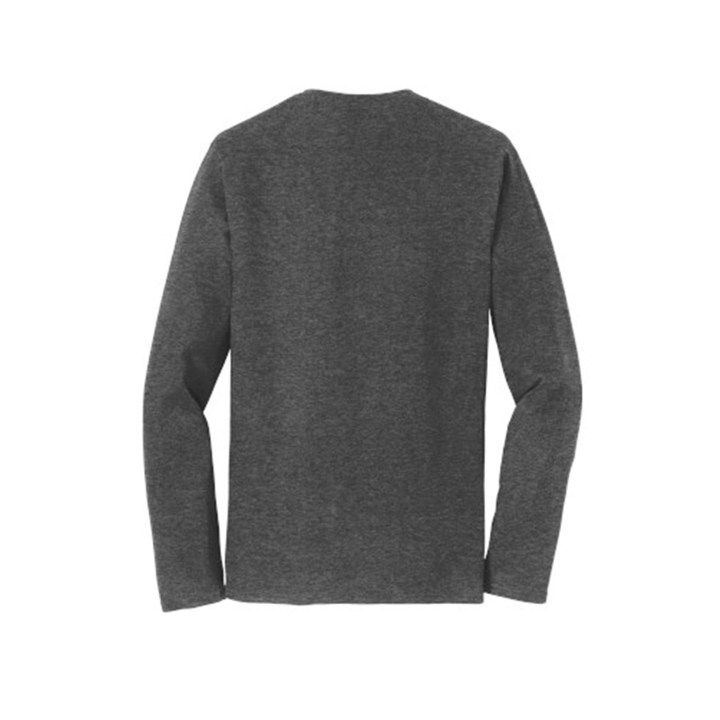 Port & Company Men's Dark Heather Grey Long Sleeve Fan Favorite Tee