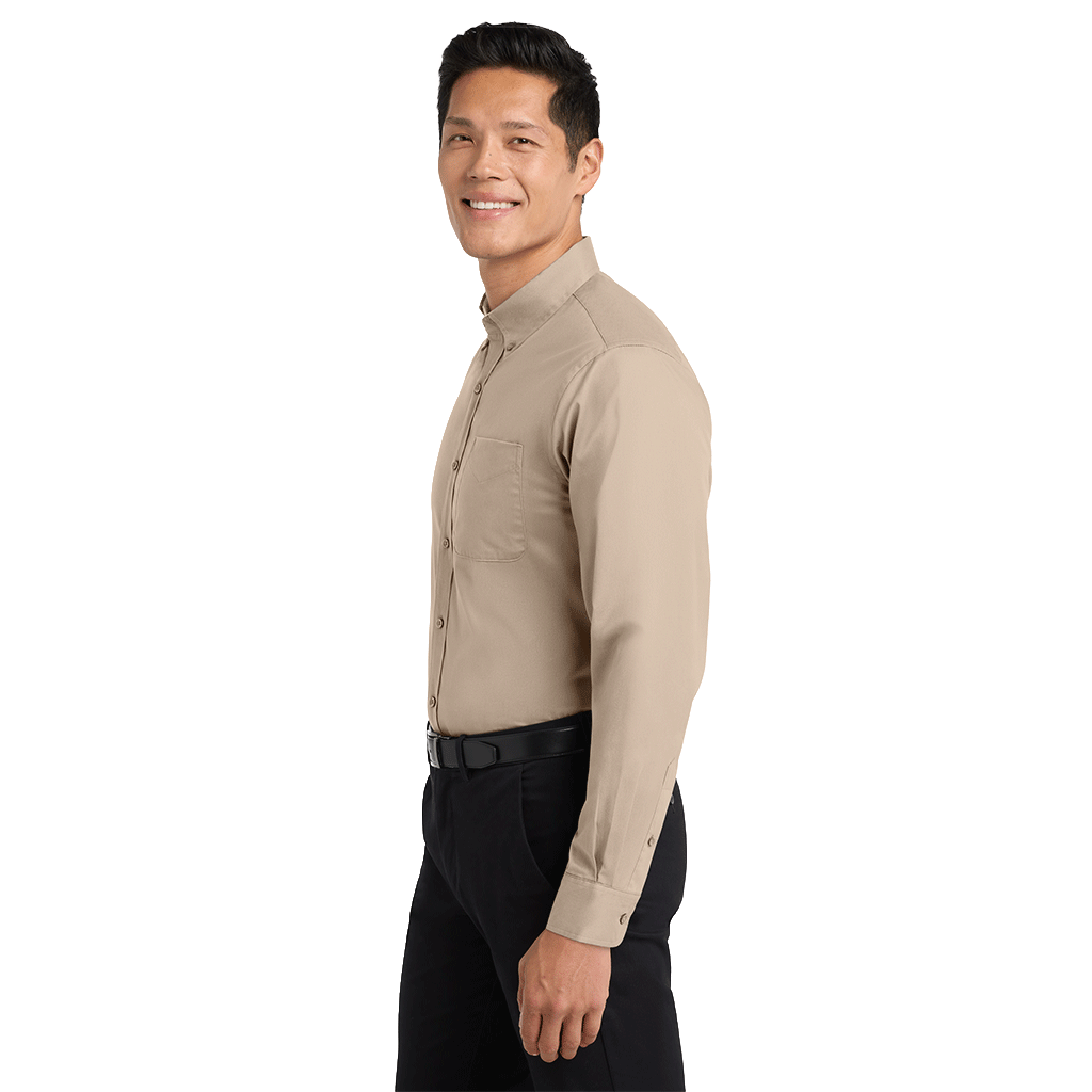 Port Authority Men's Stone Long Sleeve Easy Care Shirt