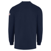 Bulwark Men's Navy Knit Long Sleeve T-Shirt