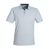 Swannies Golf Glacier/Black Men's Hazelwood Polo