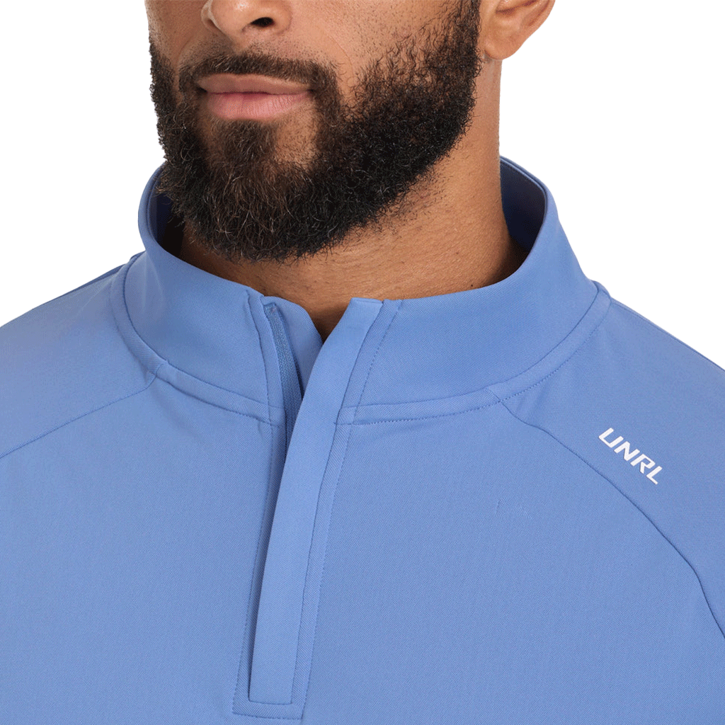 UNRL Men's Perennial Blue Highlands Quarter Zip
