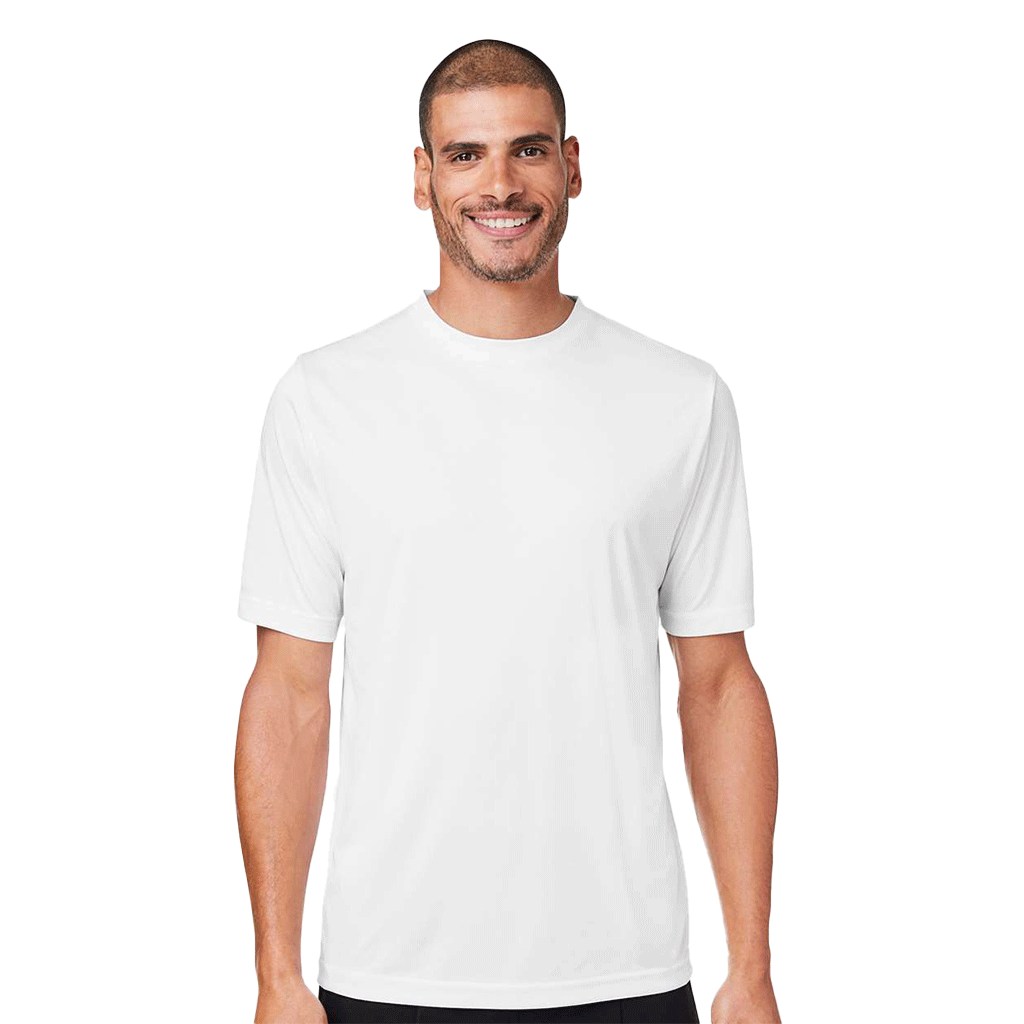 Core 365 Unisex White Capital Performance T-Shirt