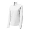 Sport-Tek Women's White PosiCharge Competitor 1/4-Zip Pullover