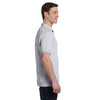 Hanes Men's Ash 5.2 oz. 50/50 EcoSmart Jersey Pocket Polo