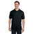 Hanes Men's Black 5.2 oz. 50/50 EcoSmart Jersey Pocket Polo