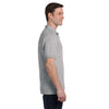 Hanes Men's Light Steel 5.2 oz. 50/50 EcoSmart Jersey Pocket Polo