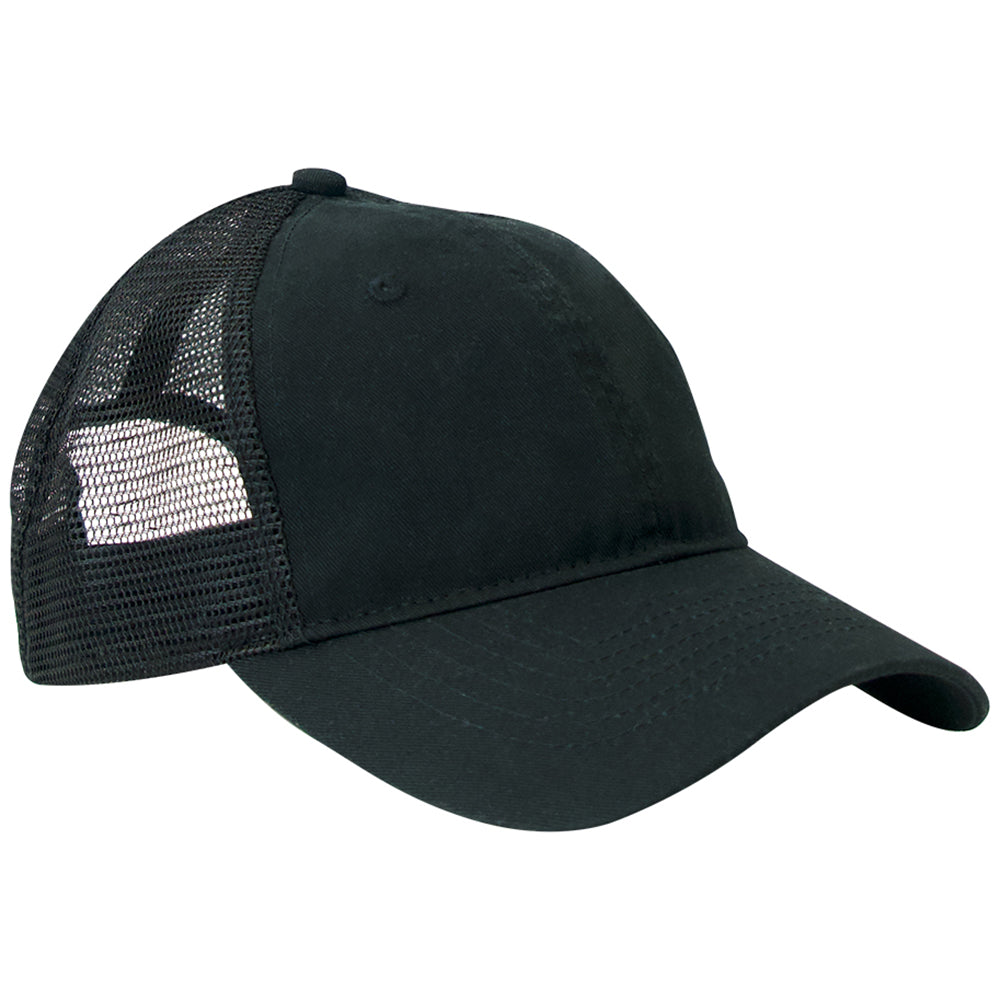 Vantage Black Clutch Bio Wash Trucker Cap