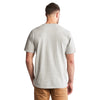 Timberland Men's Light Grey Heather Pro Base Plate Blended Short-Sleeve T-Shirt