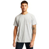 Timberland Men's Light Grey Heather Pro Base Plate Blended Short-Sleeve T-Shirt