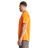 Timberland Men's Pro Orange Pro Base Plate Blended Short-Sleeve T-Shirt