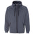 Weatherproof Men's Heather Navy Heat Last Fleece Tech Hooded Full-Zip Sweatshirt