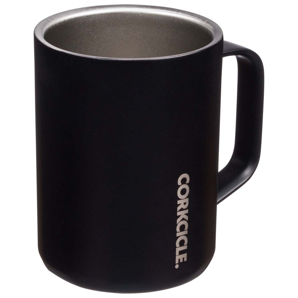 48-Hour Corkcicle Matte Black 16 oz. Coffee Mug