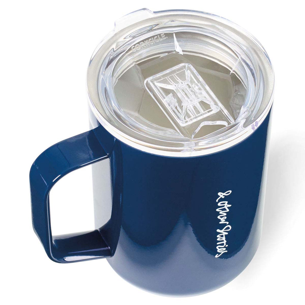 48-Hour Corkcicle Gloss Navy 16 oz. Coffee Mug