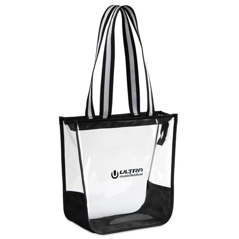 Gemline Clear Sigma Zippered Tote