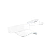 Antigua White/Silver Bunker Visor