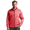 Antigua Men's Dark Red Heather Golf Jacket