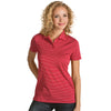 Antigua Women's Dark Red/White Quest Polo