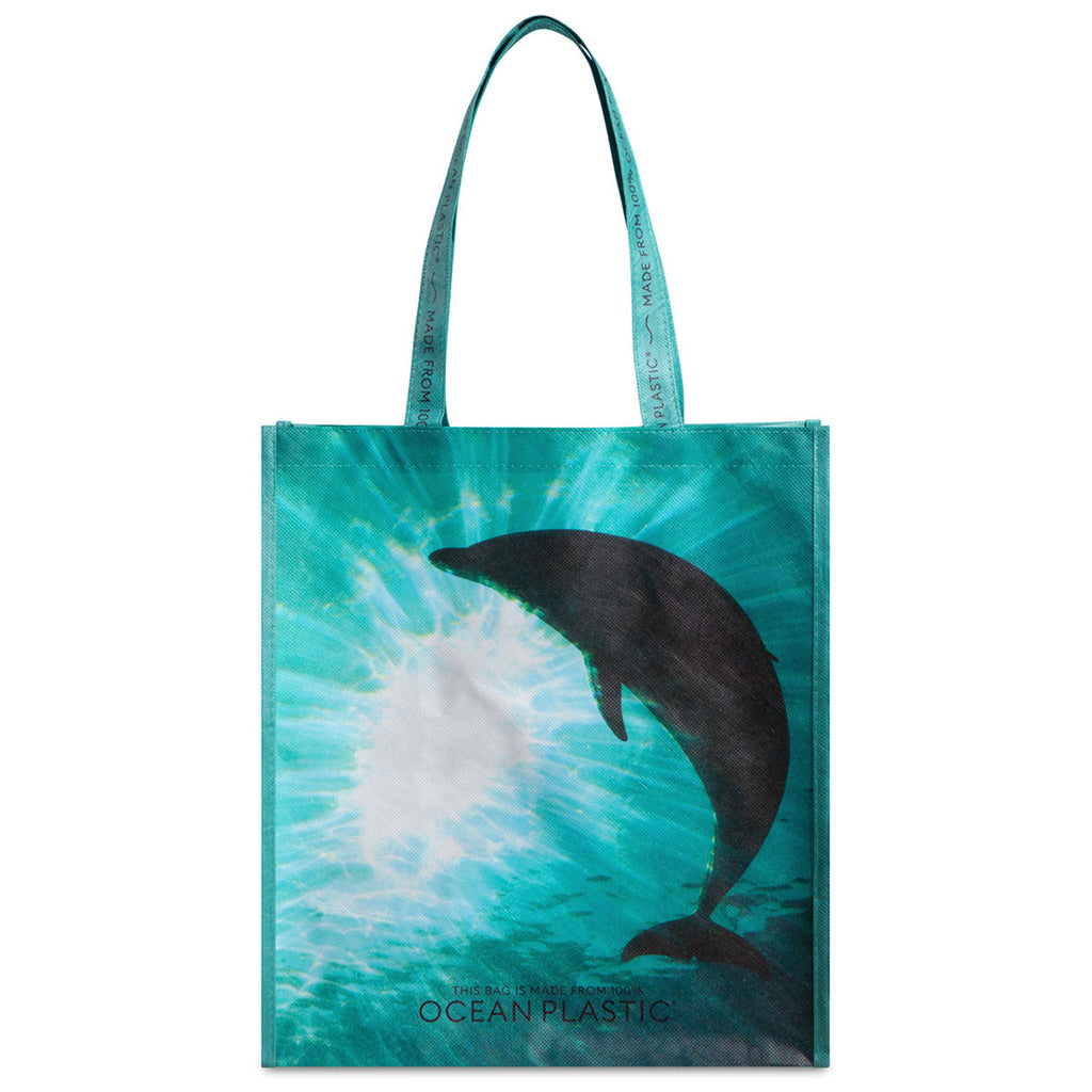 Out of the Ocean Seafoam Reusable Large Shopper