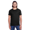 Threadfast Men's Black Slub Jersey Short-Sleeve T-Shirt