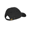 Comfort Colors Black Direct-Dyed Canvas Baseball Cap