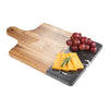 Leed's Black Marble and Wood Cutting Board