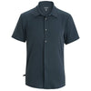 Edwards Men's Blue Graphite Bengal Ultra-Stretch Camp Shirt