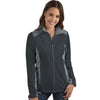 Antigua Women's Charcoal/Charcoal Heather Revolve Full Zip