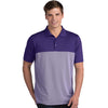 Antigua Men's Dark Purple/White Venture Polo