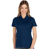 Antigua Women's Navy Multi Balance Short Sleeve Polo Shirt