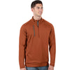 Antigua Men's Burnt Orange/Carbon Genereation Quarter Zip Up