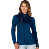 Antigua Women's Navy/Carbon Generations Full Zip Up Jacket