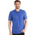 Antigua Men's Dark Royal Heather/White Esteem Polo