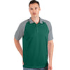 Antigua Men's Evergreen/Steel Nova Polo