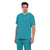 Barco Grey's Anatomy Men's Teal Classic Open V-Neck Top