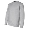 Bayside Men's Dark Ash USA-Made Crewneck Sweatshirt