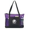 Gemline Purple Select Zippered Tote