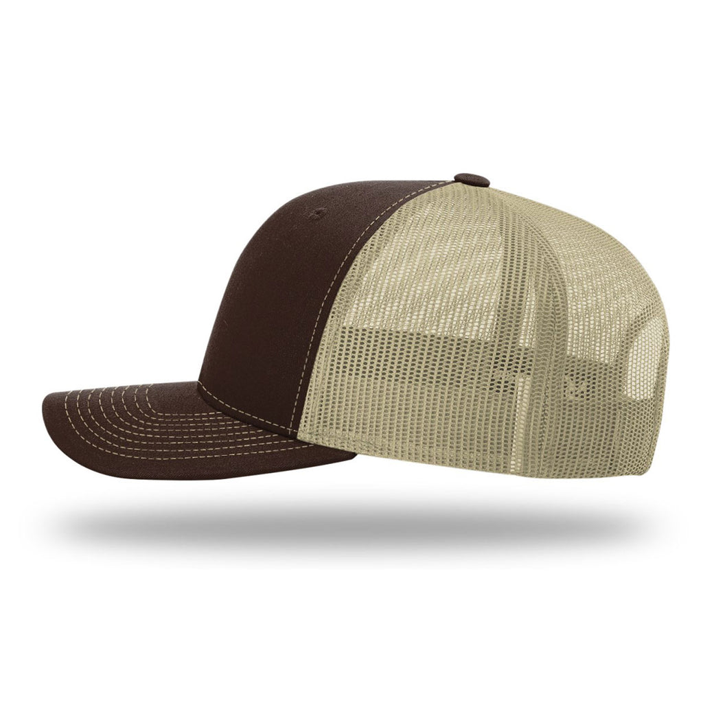 Richardson Brown/Khaki R-Flex Adjustable Trucker Cap