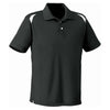 Landway Men's Black Medalist Moisture Wicking Polo